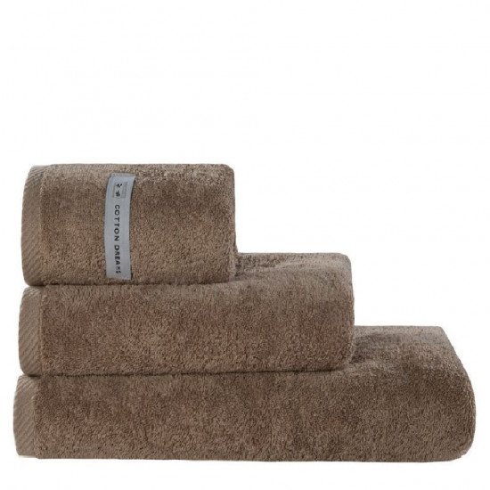 Полотенце махровое 1 шт "Cotton Dreams" коричневый/sebastian 40*60 см