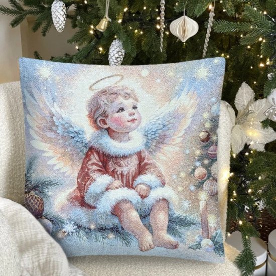 Декоративная наволочка "Гобелен" Хранитель Рождества справа 45*45 (±2) см