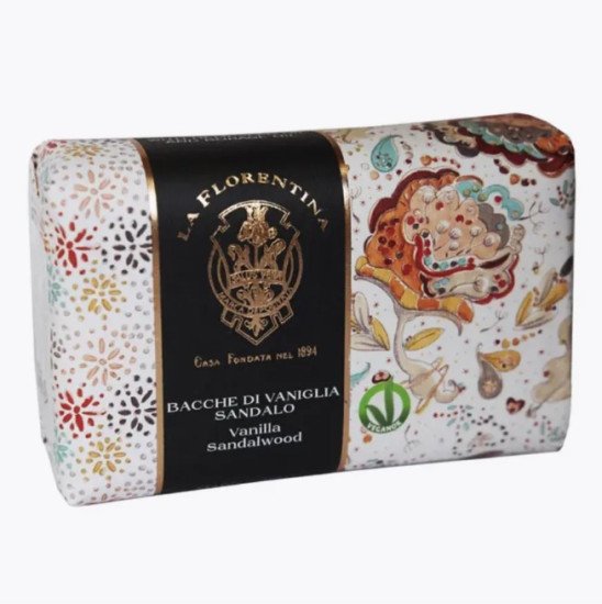 Мыло парфюмированное "La Florentina" Фруктовые сады Vanille & Sandal wood / Ваниль и Сандаловое дерево 275 г