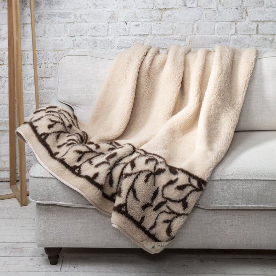 Плед шерстяной "WoolHouse" Флора 175*200 см