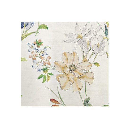 Комплект наволочек 2 шт. Мако-сатин Premiata  Цветы на белом фоне 70*70 см