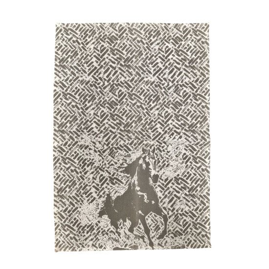 Полотенце кухонное "Гранд Стиль" серая лошадь 35*60 см