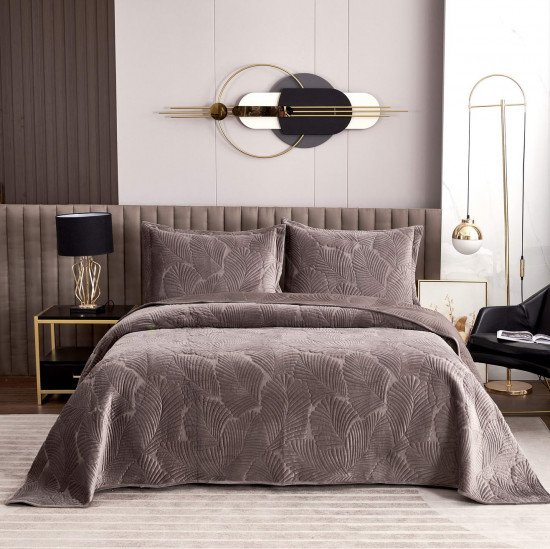 Покрывало с наволочками "Sofi De Marko" Ноэль мокко 240*260 см