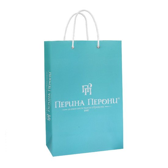 Фирменный пакет "Перина Перони"  22*28*10 см