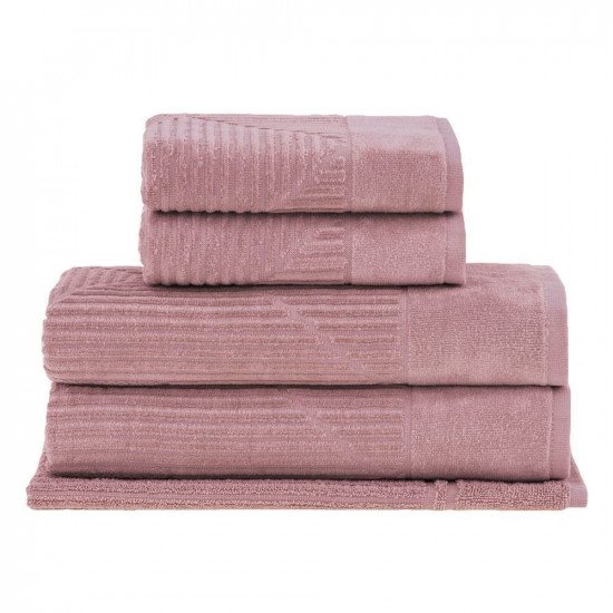Полотенце махровое 1 шт "Buddemeyer" Martine розовый 3187 70*135 см
