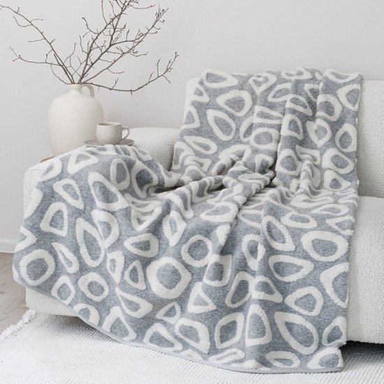 Плед шерстяной "WoolHouse" Галька 160*200 см