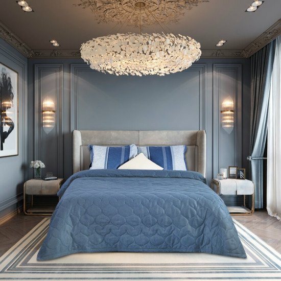 Покрывало Renard синий 240*260 см