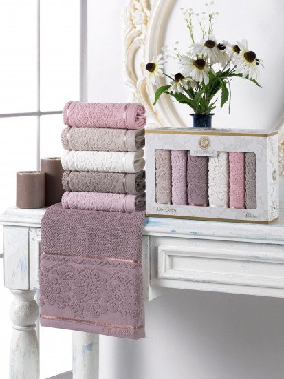 Комплект махровых полотенец 6 шт. "Philippus" Clara 30*50 см