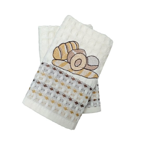 Полотенце кухонное 1 шт "Ambiella" Хлеб v5 35*50 см