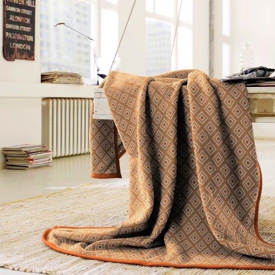 Плед "Biederlack" Mesh orange 787385 150*200 см