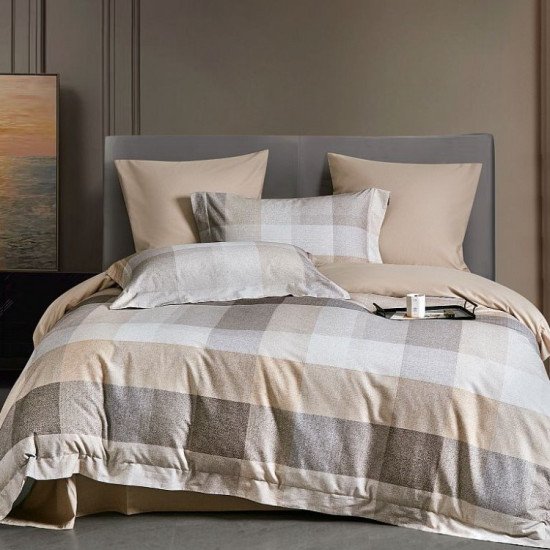 Постельное белье Фланель-Египетский хлопок- 2303-6 Евро