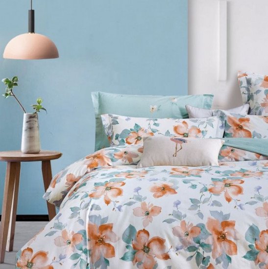 Постельное белье Сатин- 1781-6 Евро