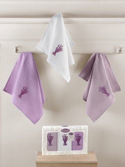 Комплект полотенец для кухни 3 шт. "Karna" Frezya v1 40*60 см