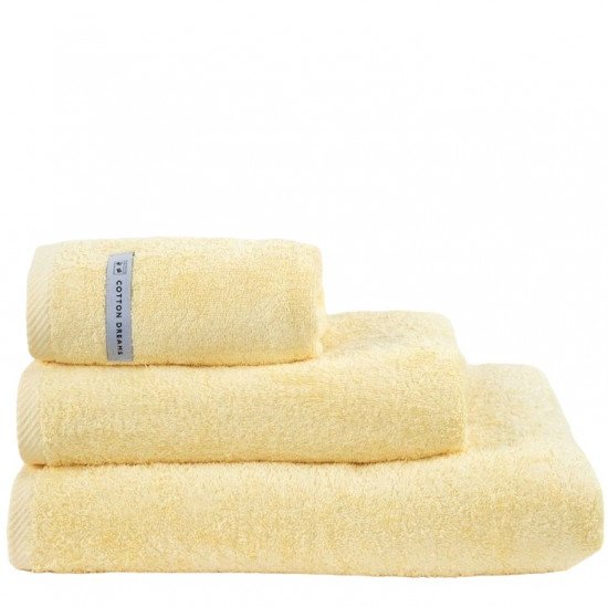 Полотенце махровое 1 шт "Cotton Dreams" светло-желтый/30 kara kum 50*100 см