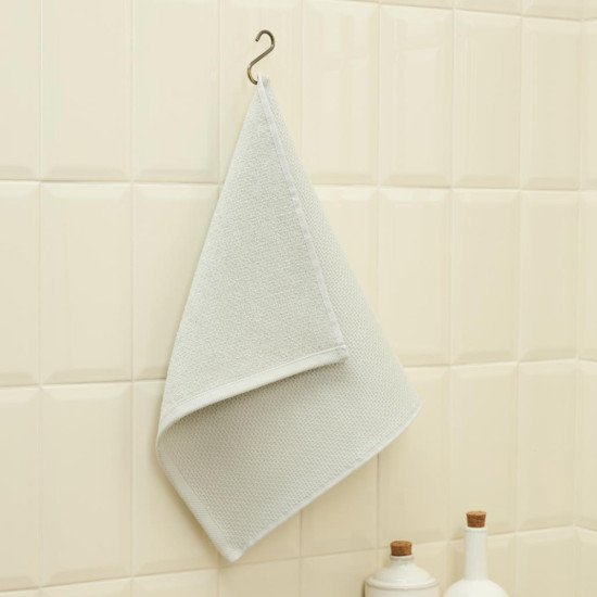 Полотенце махровое кухонное "Fine Line"  светло-серый 40*55 см