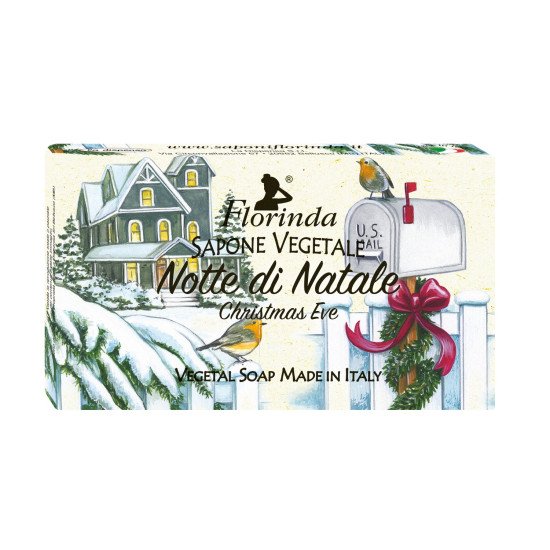 Мыло парфюмированное "Florinda" Marry Christmas/Счастливого рождества Notte Di Natale/Сочельник 100 г