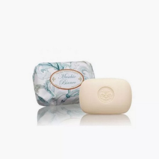 Мыло растительное "Saponicifio Artiginale Fiorentino" Ароматическое Белый мускус 200 г