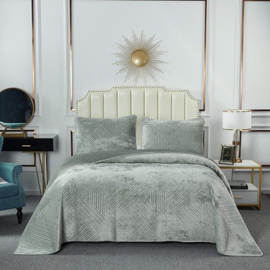 Покрывало Патрисия изумруд  240*260 см