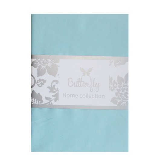 Пододеяльник на молнии Сатин Делюкс "Butterfly"  5827 бирюза 145*215 см