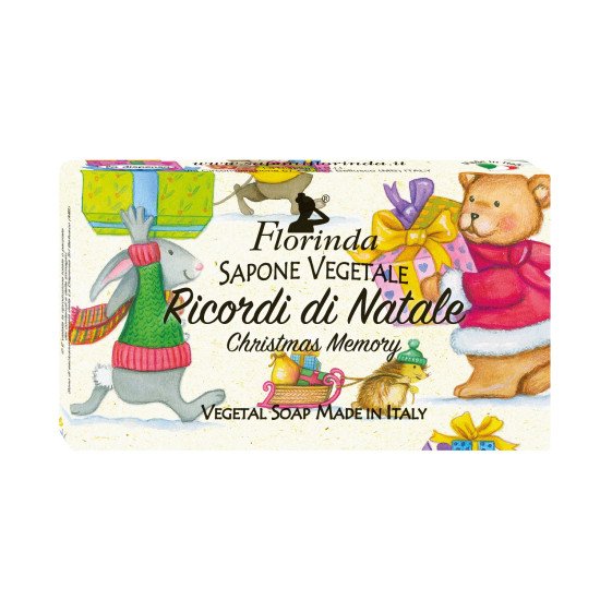 Мыло парфюмированное "Florinda" Marry Christmas/Счастливого рождества Ricordi Di Natale/Рождественские воспоминания 100 г