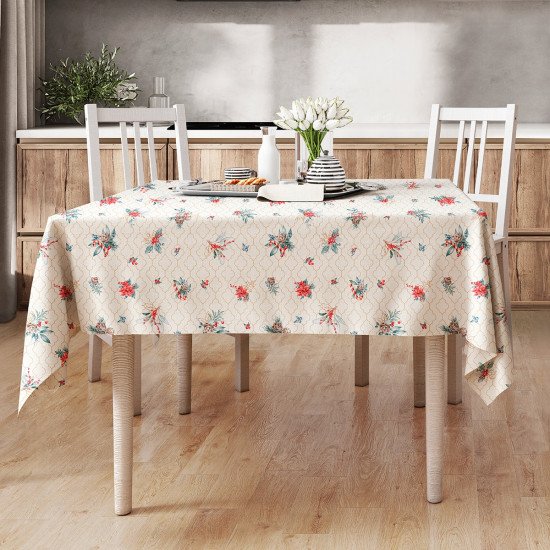 Скатерть "Fine Line" Рождество 145*145 см