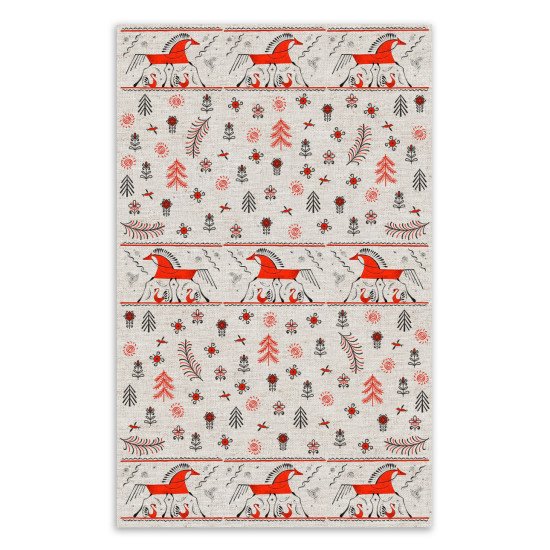 Полотенце кухонное "Гранд Стиль" красный 40*60 см