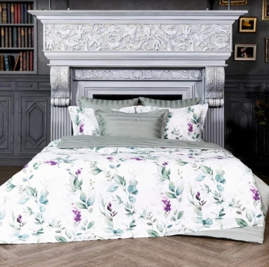 Постельное белье Сатин- 3497 Асоль Евро