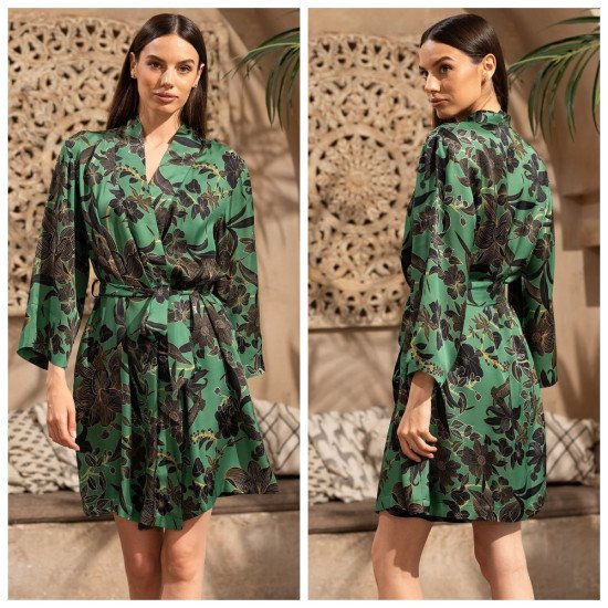 Халат женский "Мiа-Amore" Orchids 44-46(S/M)