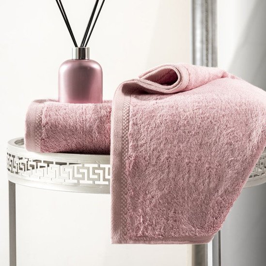 Полотенце махровое 1 шт "Karna" Akra лавандовый 70*140 см