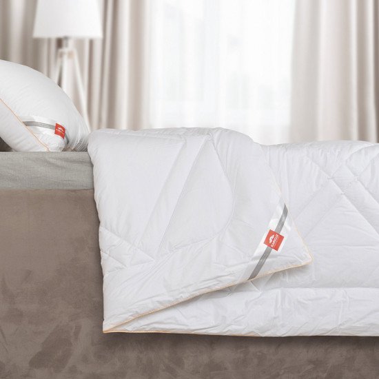 Одеяло лебяжий пух "Kariguz" Диамант всесезонное Евро, 200*220 (±5) см