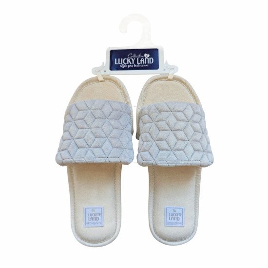 Тапочки женские "Lucky land" Comfort серый 36