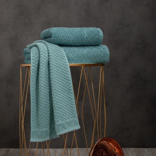 Полотенце махровое 1 шт "Ambiella" Лоренцо зеленый 70*140 см