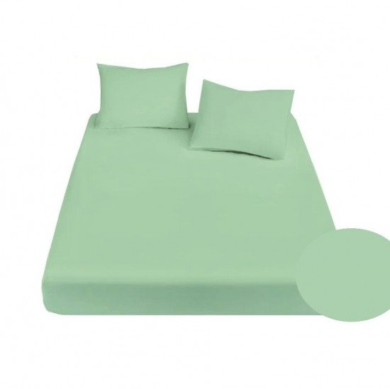 Простыня Сатин "Nova" бирюза 180*220 см