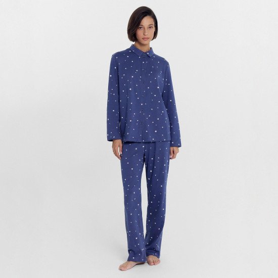 Комплект женский "Mark Formelle" жакет-брюки звездное небо 44 (S)