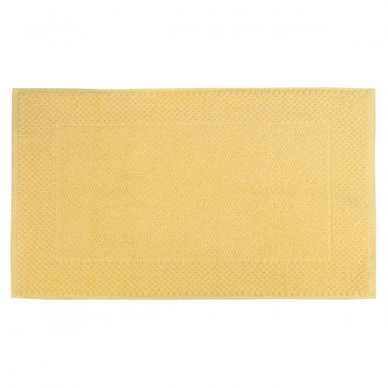 Полотенце махровое для ног в ванную 1 шт "Buddemeyer" Snake светло-желтый 1493 48*85 см