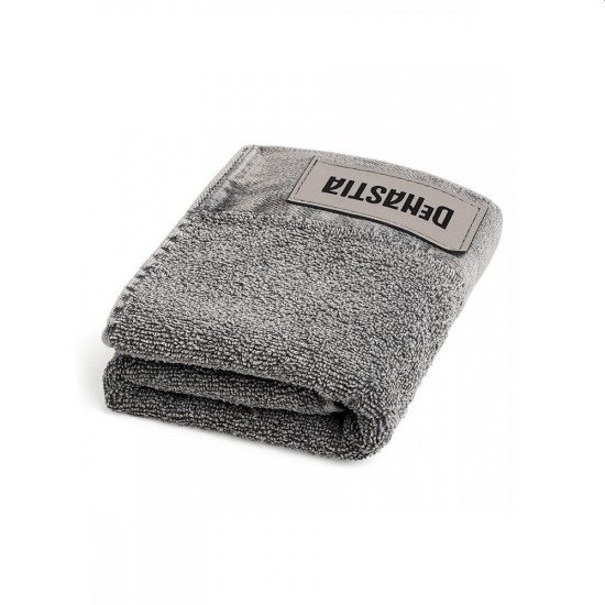Полотенце махровое кухонное "DeNastia" Jeans effect серый/D100185 40*60 см