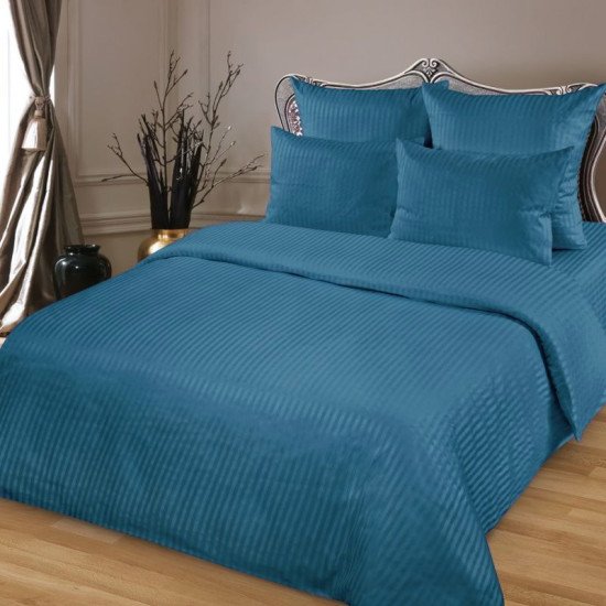 Простыня на резинке "Butterfly" Страйп-сатин магелан 180*200 высота 35 см