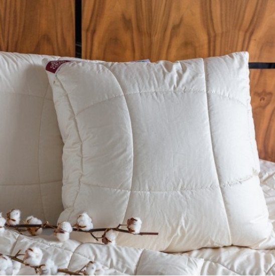 Подушка хлопковое волокно Organic Cotton Grass регулируемая по высоте 70*70 (±2) см