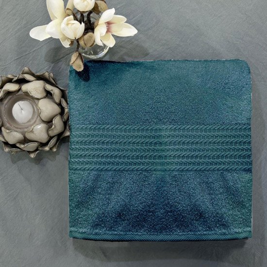 Полотенце махровое кухонное "Маруся" изумрудный 30*30 см