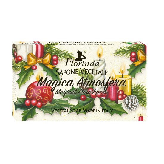Мыло парфюмированное "Florinda" Magie Di Natale/Новогоднее волшебство Magica Atmosfera/Атмосфера волшебства 100 г