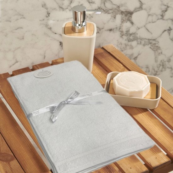 Полотенце махровое кухонное "Karven" Petek Bordur Duz beyaz/белый 30*50 см