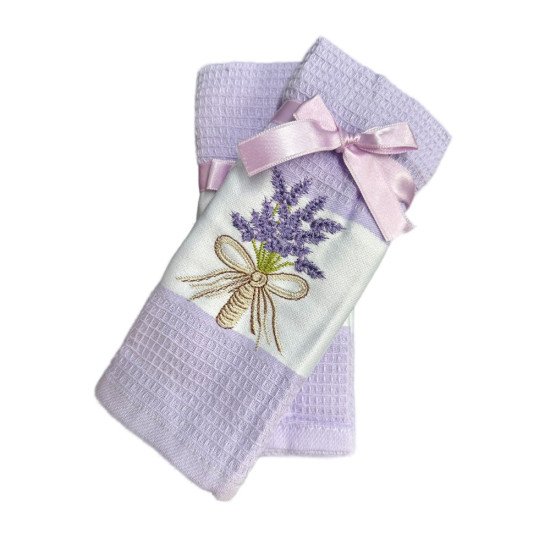 Полотенце кухонное 1 шт "Ambiella" Furya Лаванда  v7 40*60 см