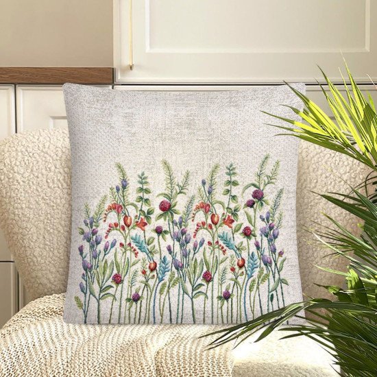 Декоративная наволочка "Гобелен" Даника Клевер фон 45*45 (±2) см