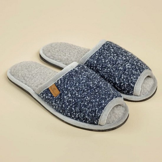 Тапочки мужские "Woolhouse" Морано синий 40/41