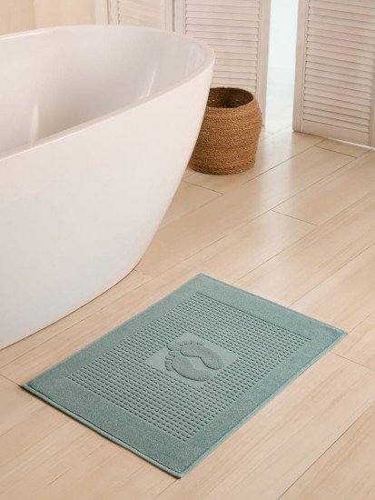 Коврик для ног в ванную 1 шт "Arya" Winter Soft аква 50*70 см