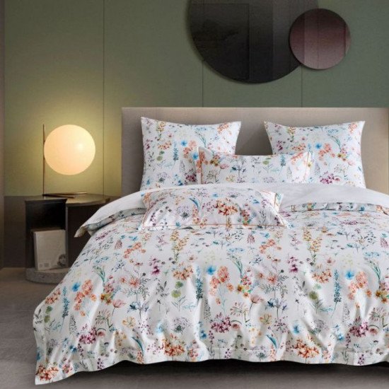 Постельное белье Люкс сатин- 2057-6 Евро