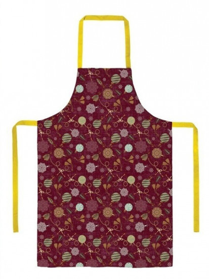 Фартук текстильный для кухни "Шарлиз" Winterland Рождественский сочельник 60*70 см