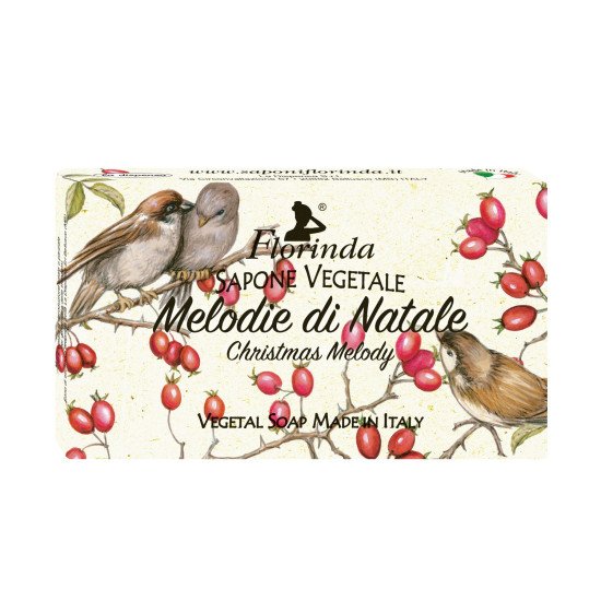 Мыло парфюмированное "Florinda" Magie Di Natale/Новогоднее волшебство Melodie Di Natale/Рождественская мелодия 100 г