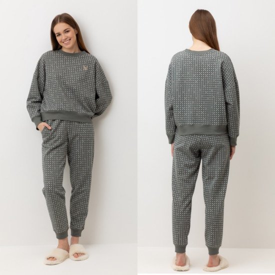 Комплект женский "Very Neat" Узор кремовый, арт. Е 20202 50 (XL)