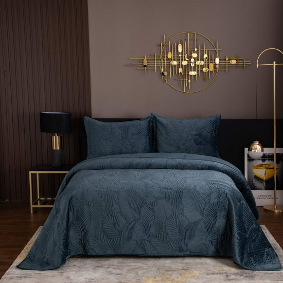 Покрывало с наволочками "Sofi De Marko" Ноэль синий 240*260 см